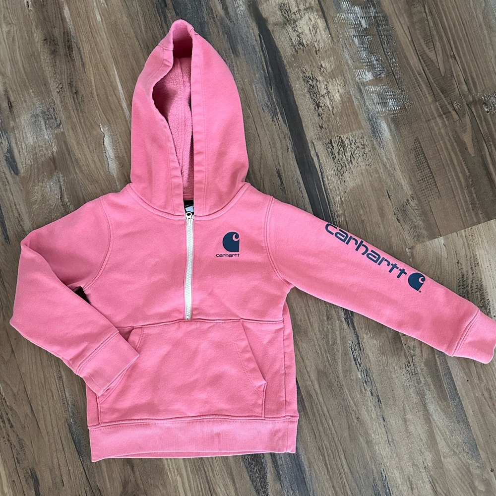 Girls Carhartt Quarter Zip, 4T